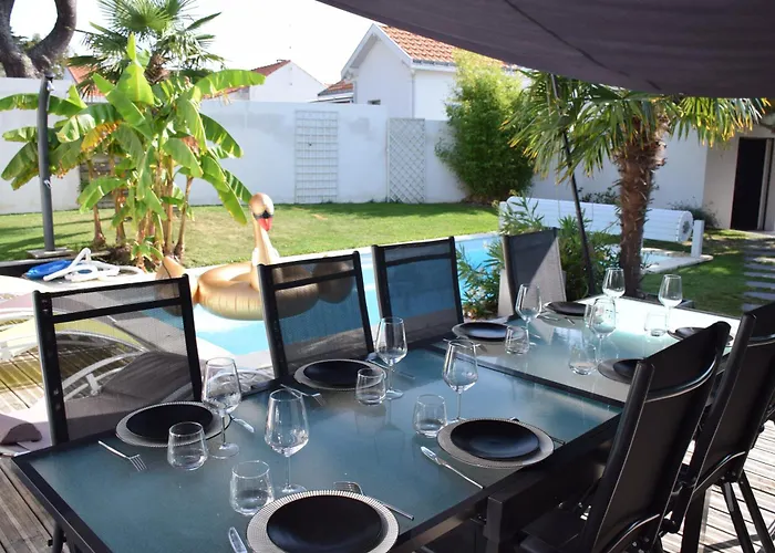 Piscine Chauffee Feriehus La Bernerie-en-Retz